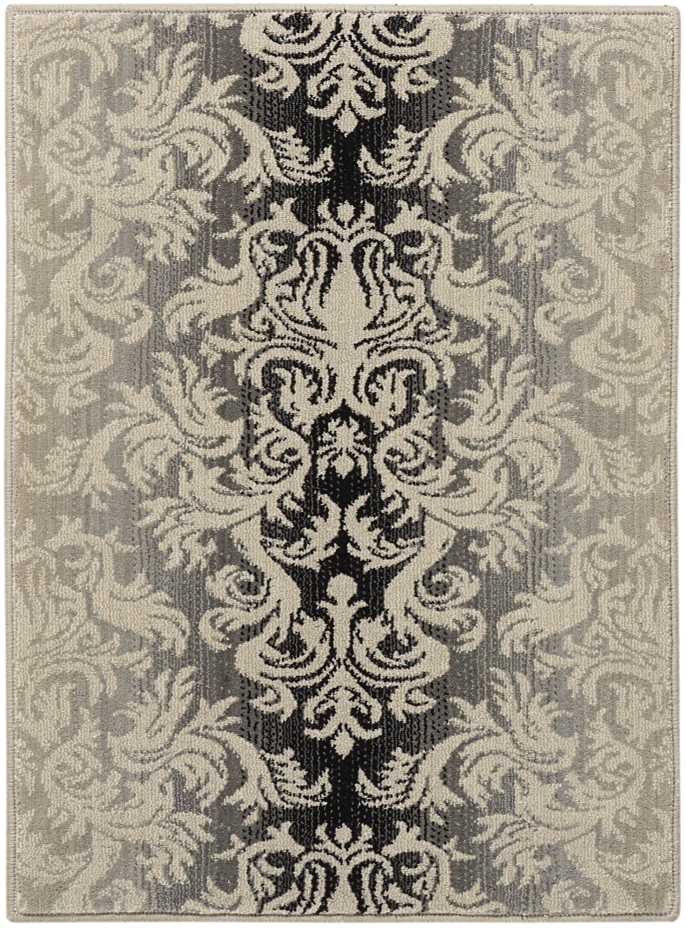Nourison Home Riviera RI06 Charcoal Transitional Loomed Rug