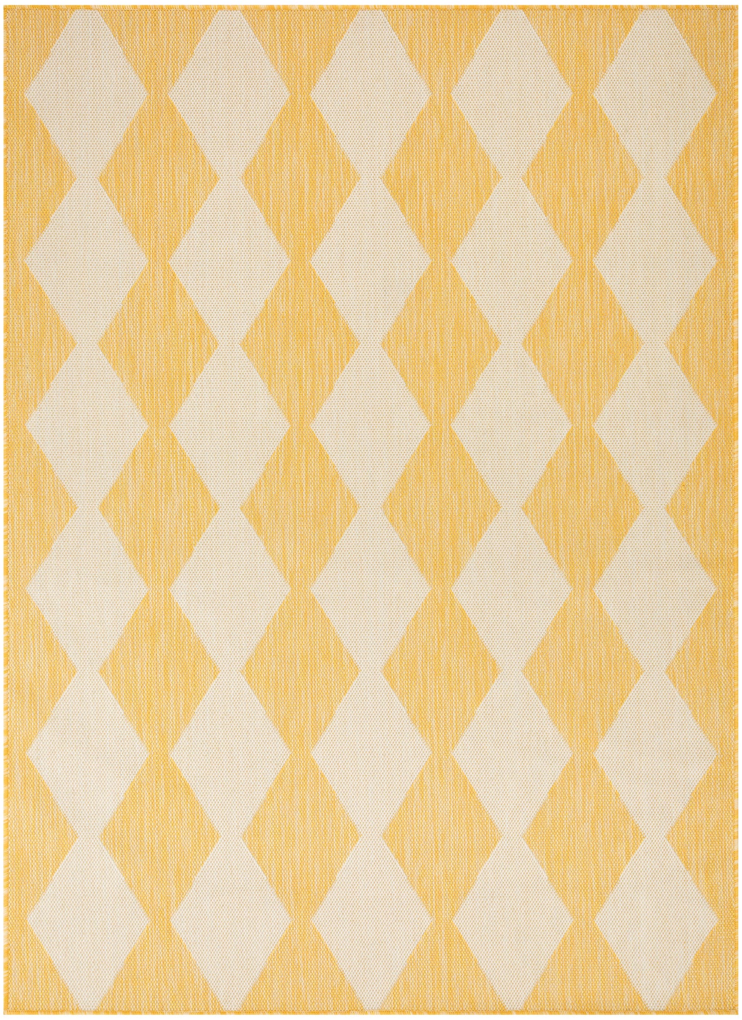 Nourison Home Positano POS04 Yellow Contemporary Power-loomed Rug