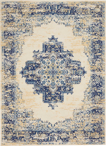 Nourison Home Grafix GRF14 White Transitional Power-loomed Rug