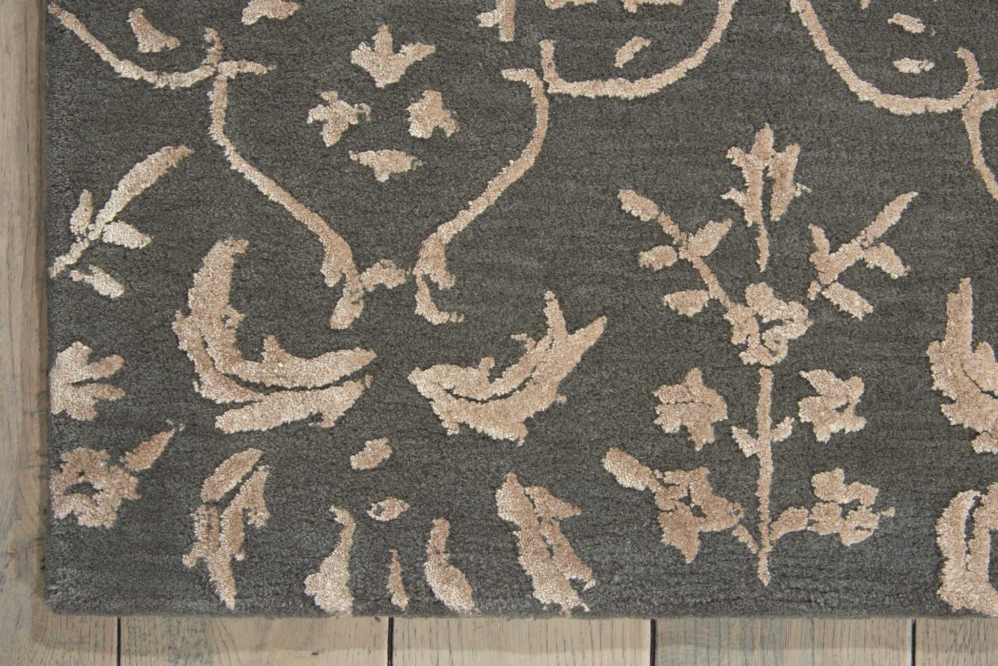 Nourison Home Opaline  Charcoal  Transitional