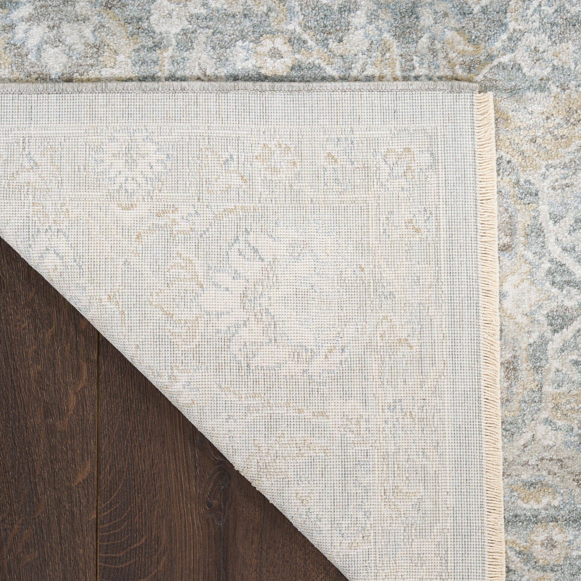 Nourison Home Envy  Blue Silver  Traditional