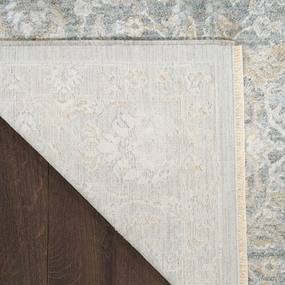 Nourison Home Envy  Blue Silver  Traditional