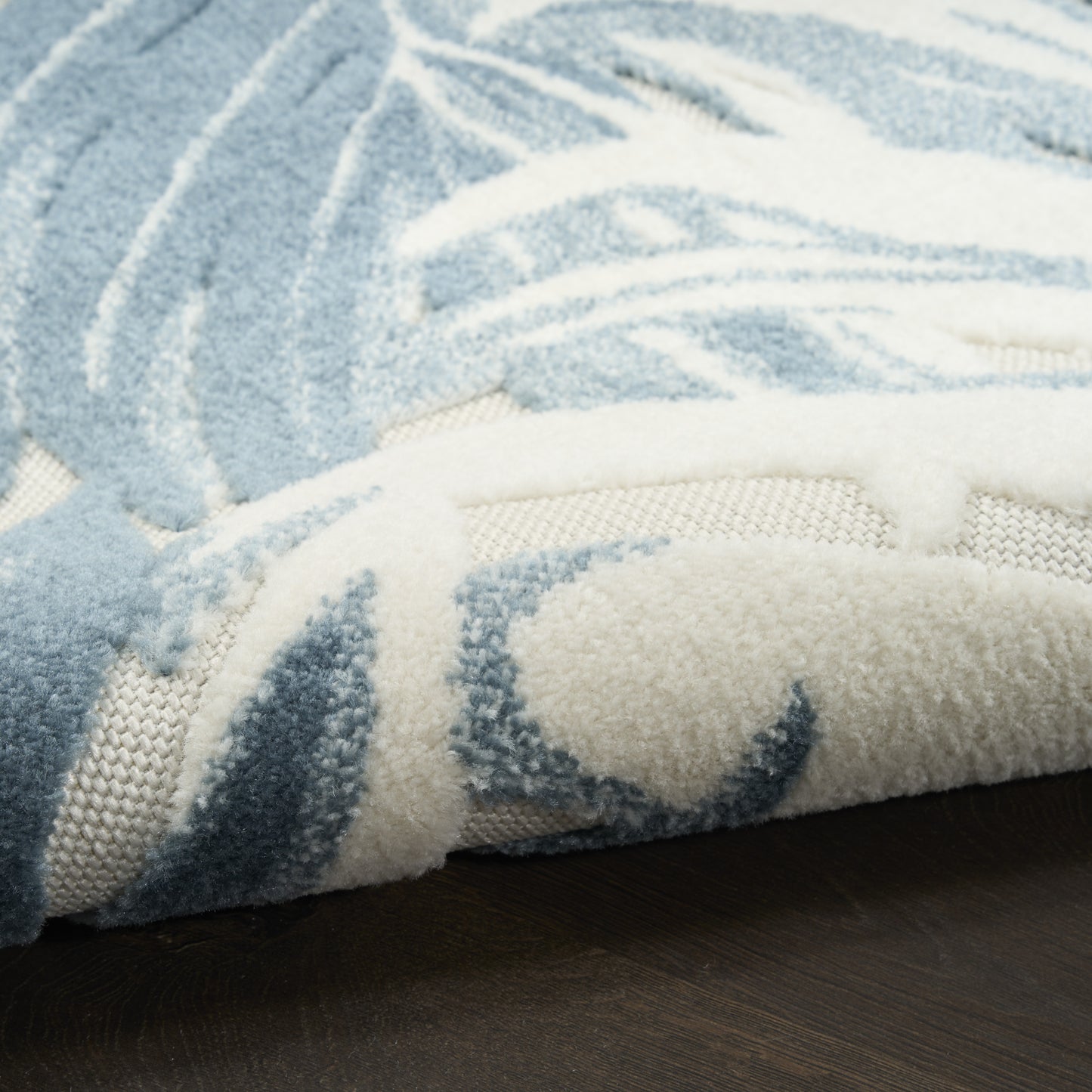 Nourison Home Aloha  Ivory Blue  Contemporary