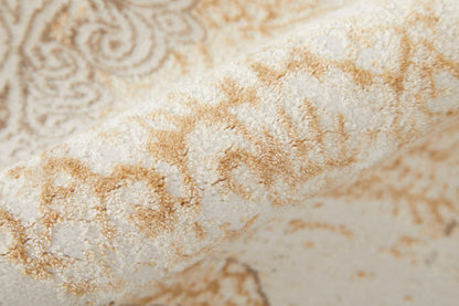 Feizy Celene  Beige Gray Traditional/Vintage/Cottage