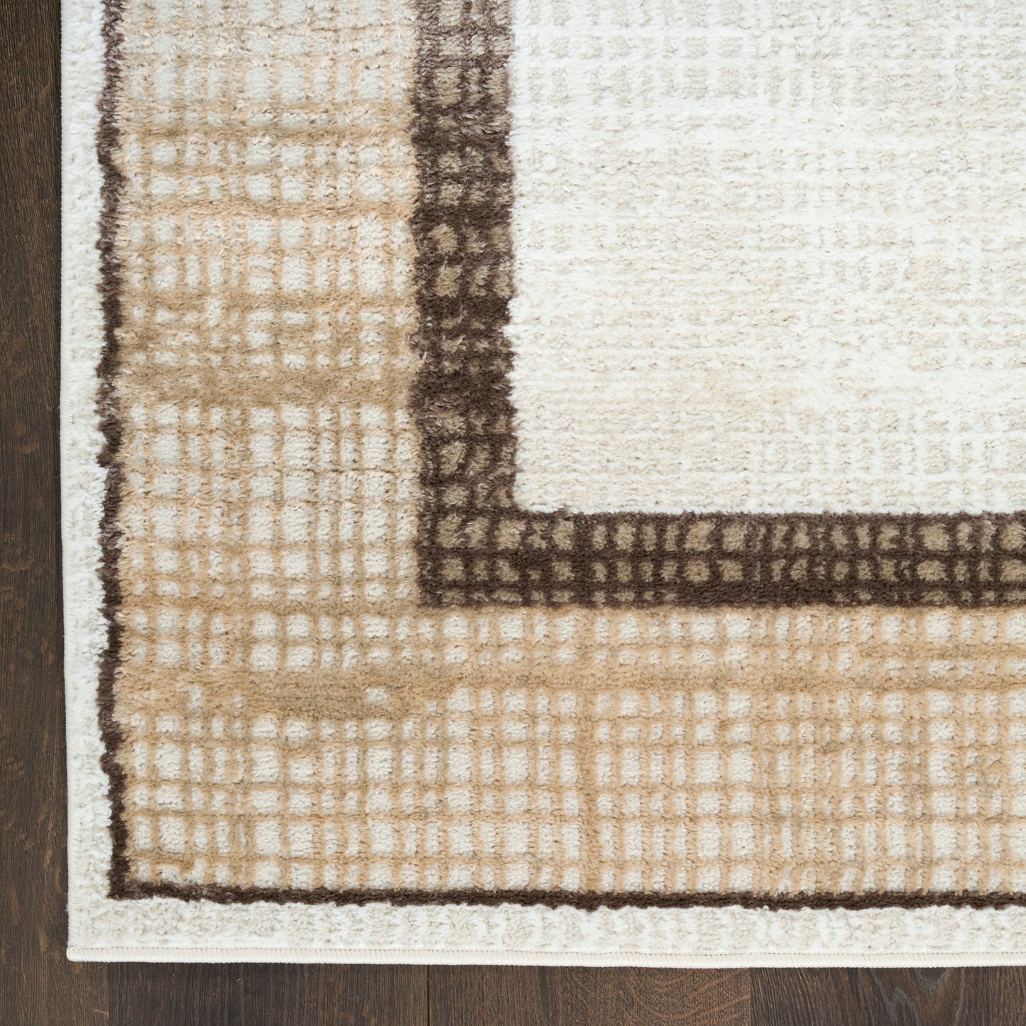 Nourison Home Dekor  Ivory Brown  Contemporary