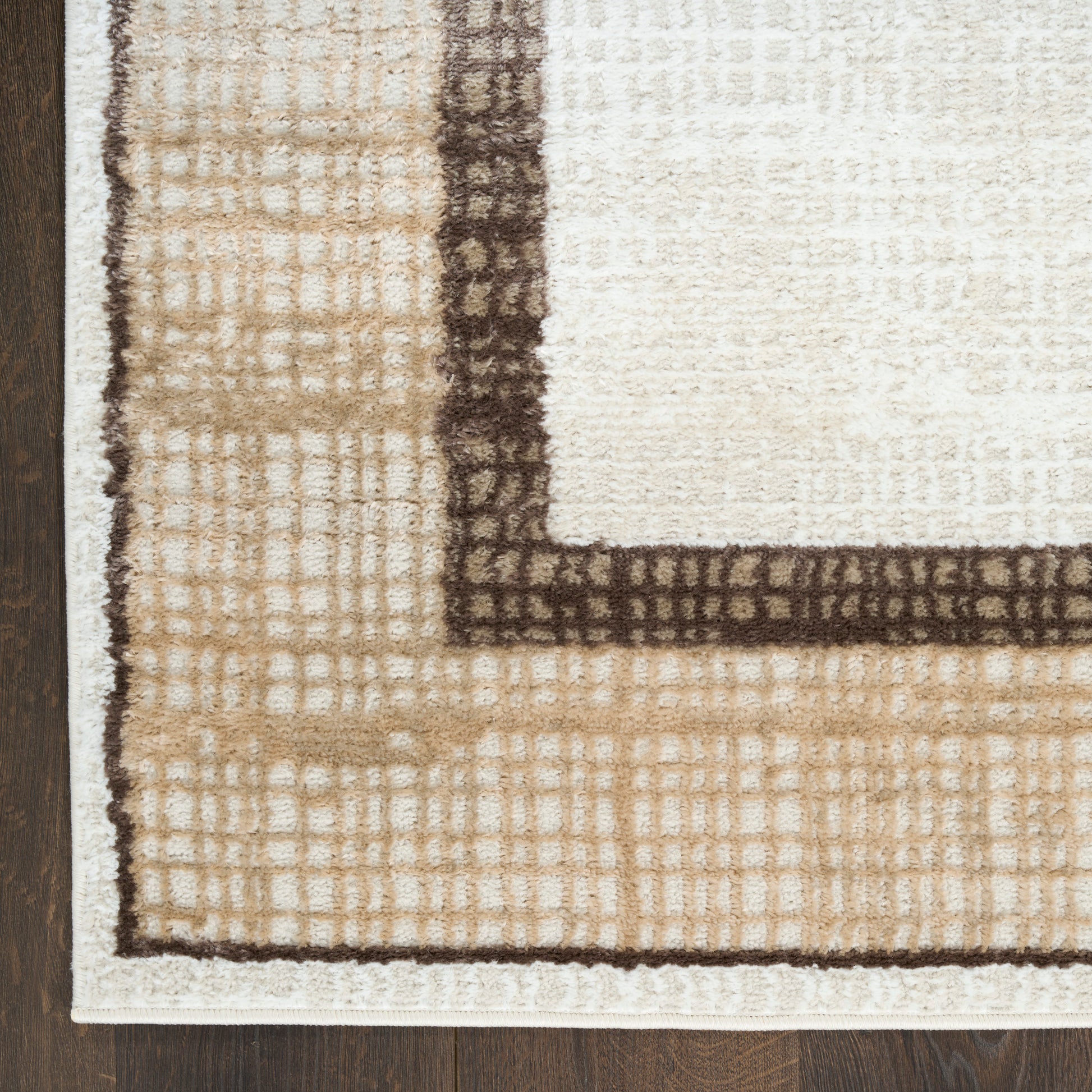 Nourison Home Dekor  Ivory Brown  Contemporary