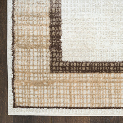 Nourison Home Dekor  Ivory Brown  Contemporary