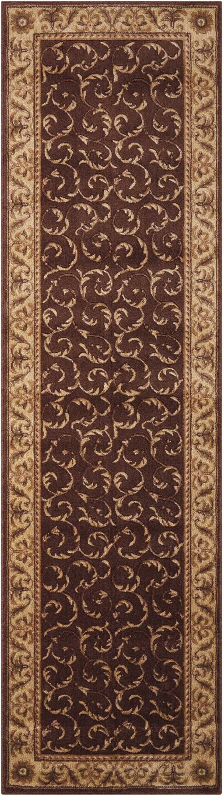 Nourison Home Somerset ST02 Brown Traditional Power-loomed Rug
