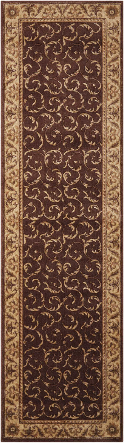 Nourison Home Somerset ST02 Brown Traditional Power-loomed Rug