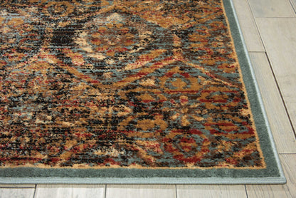 Nourison Home Delano  Blue  Traditional
