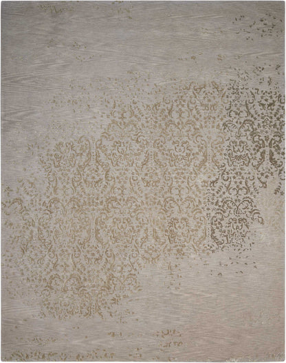 Nourison Home Opaline OPA08 Silver Transitional Tufted Rug
