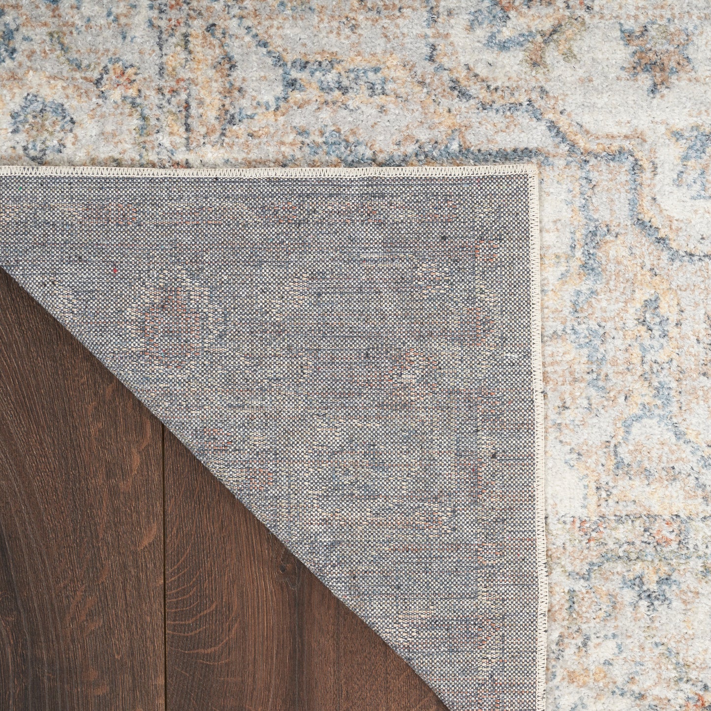 Nourison Home Astra Machine Washable  Grey Multicolor  Traditional