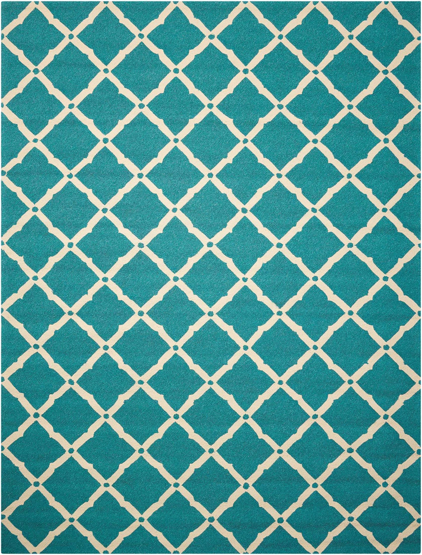 Nourison Home Portico  Aqua  Contemporary