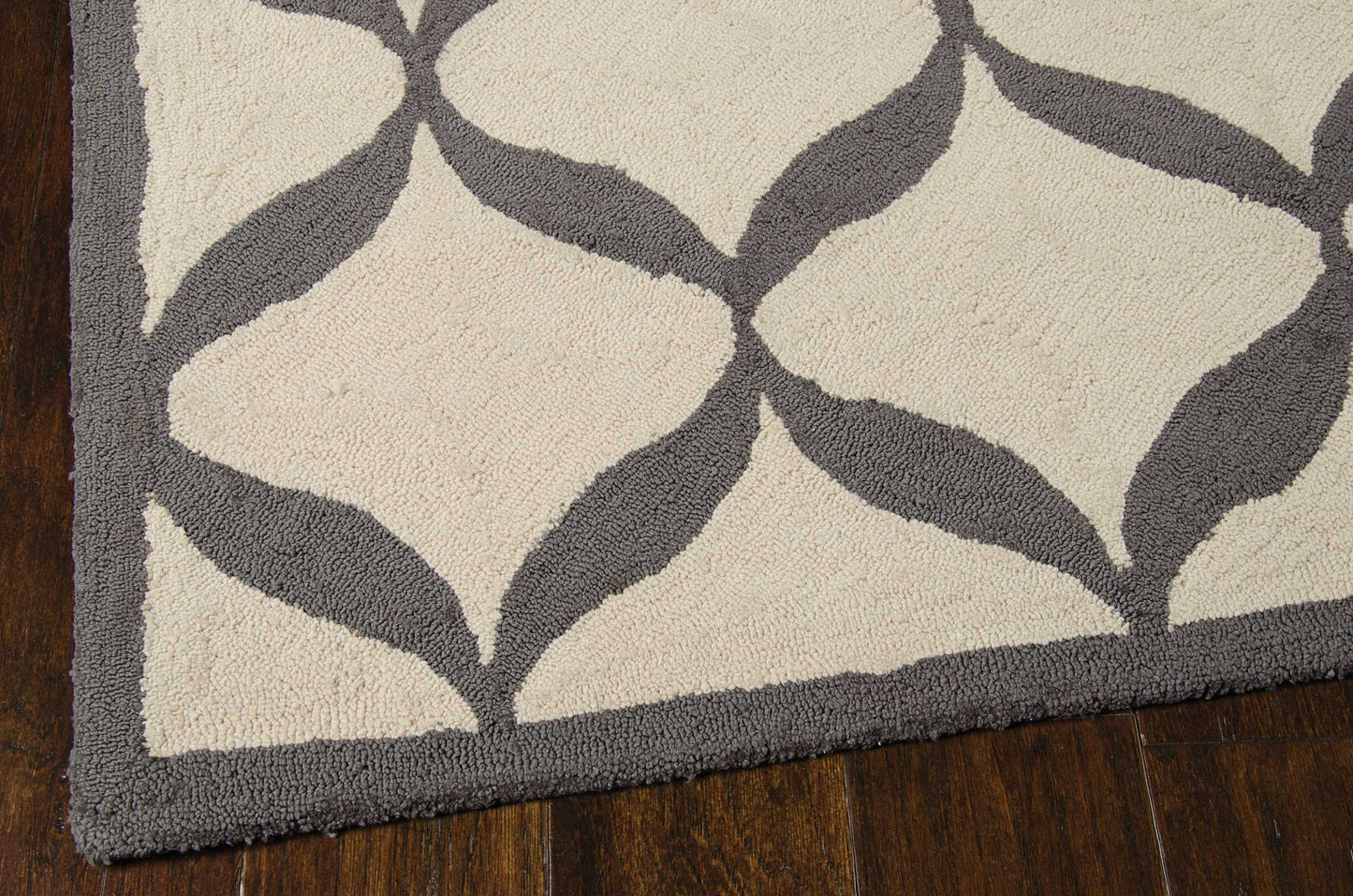 Nourison Home Decor  White Light Grey  Contemporary