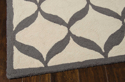 Nourison Home Decor  White Light Grey  Contemporary