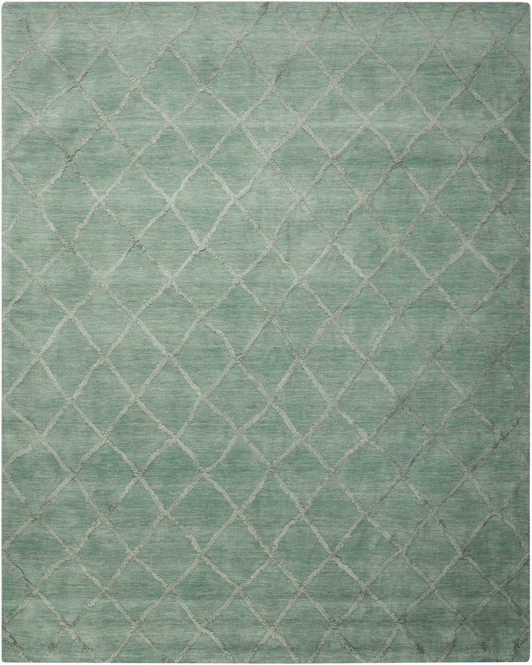 Nourison Home Lunette  Aqua  Transitional