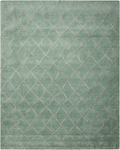 Nourison Home Lunette  Aqua  Transitional