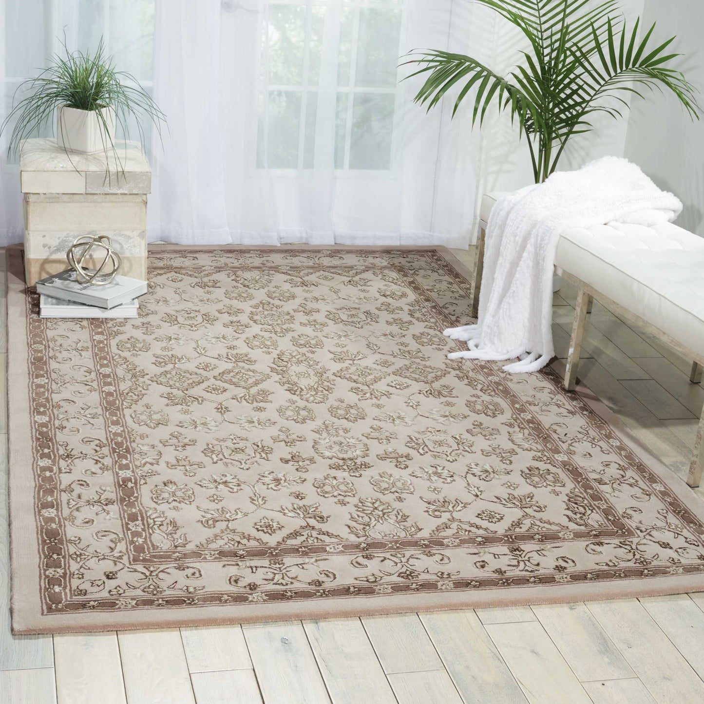 Nourison Home Regal  Taupe  Traditional