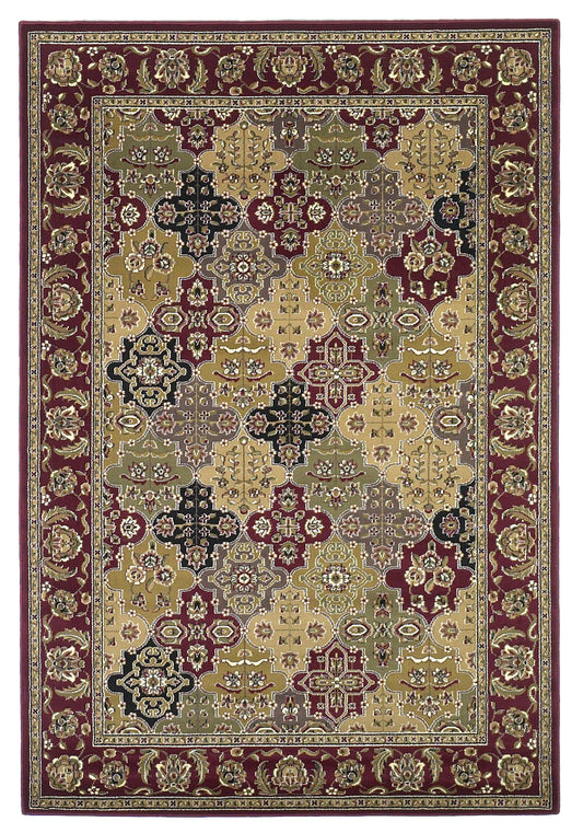 Kas Cambridge 7325 Red  Traditional Machine Woven Rug
