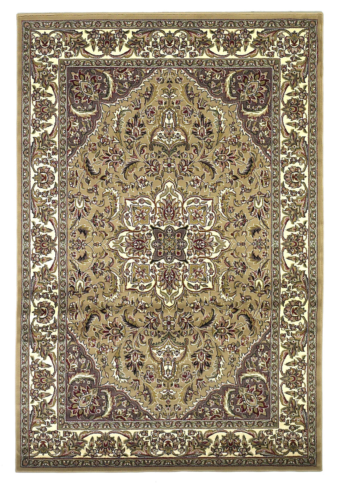 Kas Cambridge 7328 Beige Ivory Traditional Machine Woven Rug