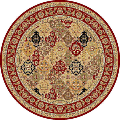 Kas Cambridge 7325 Red  Traditional Machine Woven Rug
