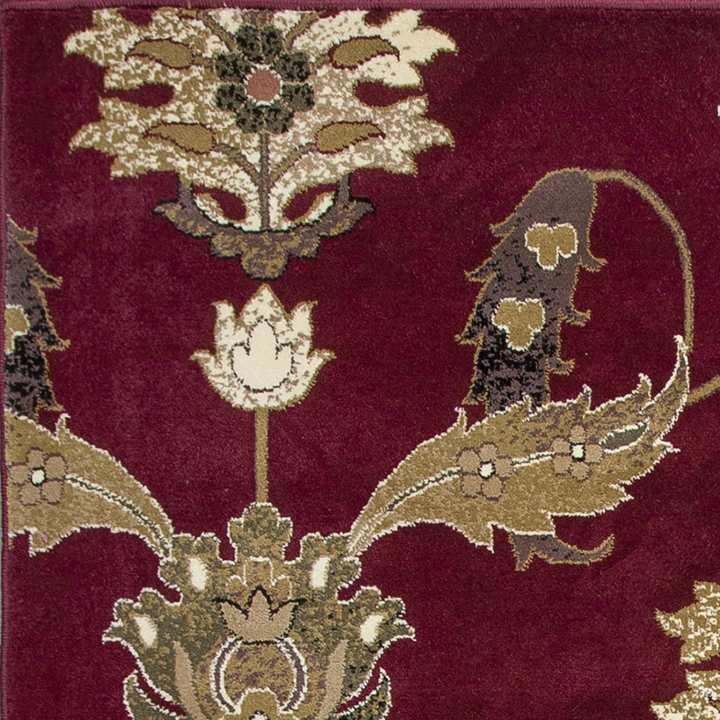 Kas Cambridge 7364 Red  Traditional Machine Woven Rug