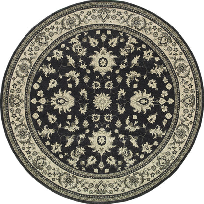 Oriental Weavers Richmond 117H3 Midnight Ivory Traditional Power-Loomed Rug