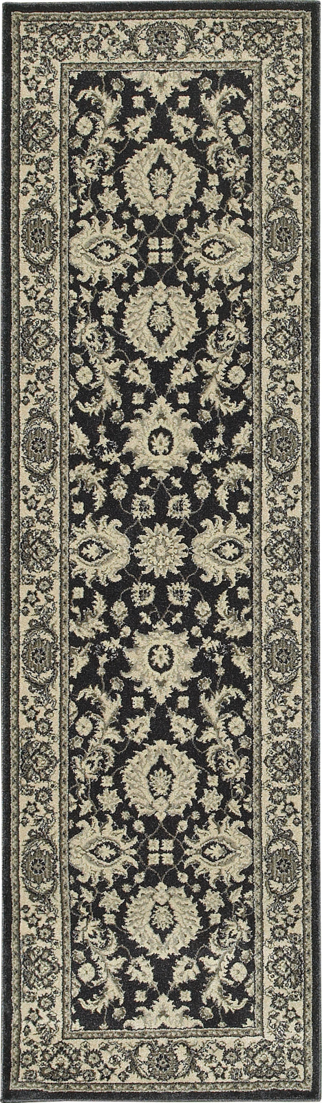 Oriental Weavers Richmond 117H3 Midnight Ivory Traditional Power-Loomed Rug
