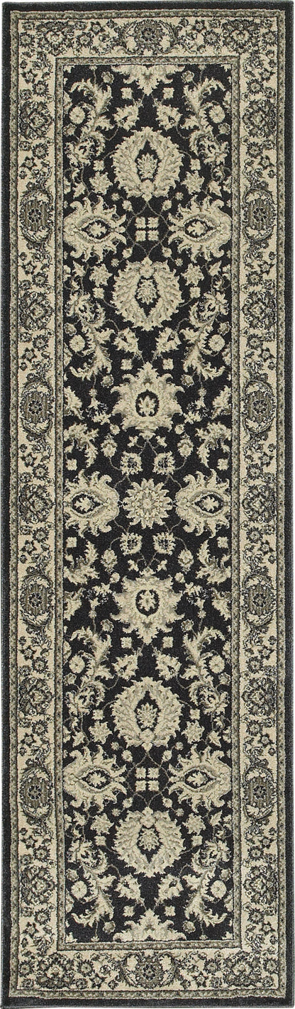 Oriental Weavers Richmond 117H3 Midnight Ivory Traditional Power-Loomed Rug