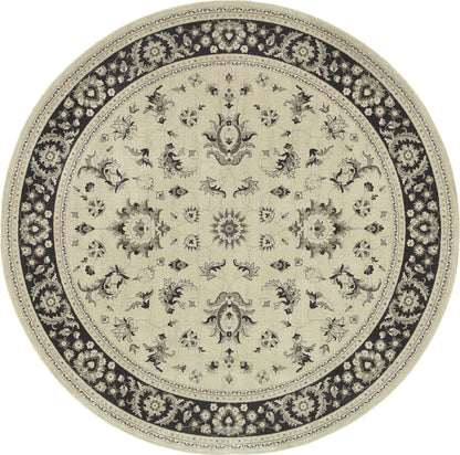 Oriental Weavers RICHMOND 117W3 Ivory Charcoal Traditional Power-Loomed Rug