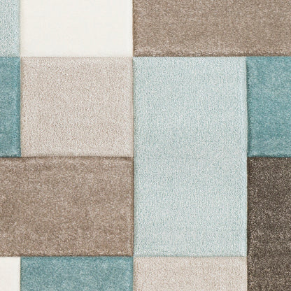 Surya Santa Monica SAC-2300 Aqua Modern  Rug