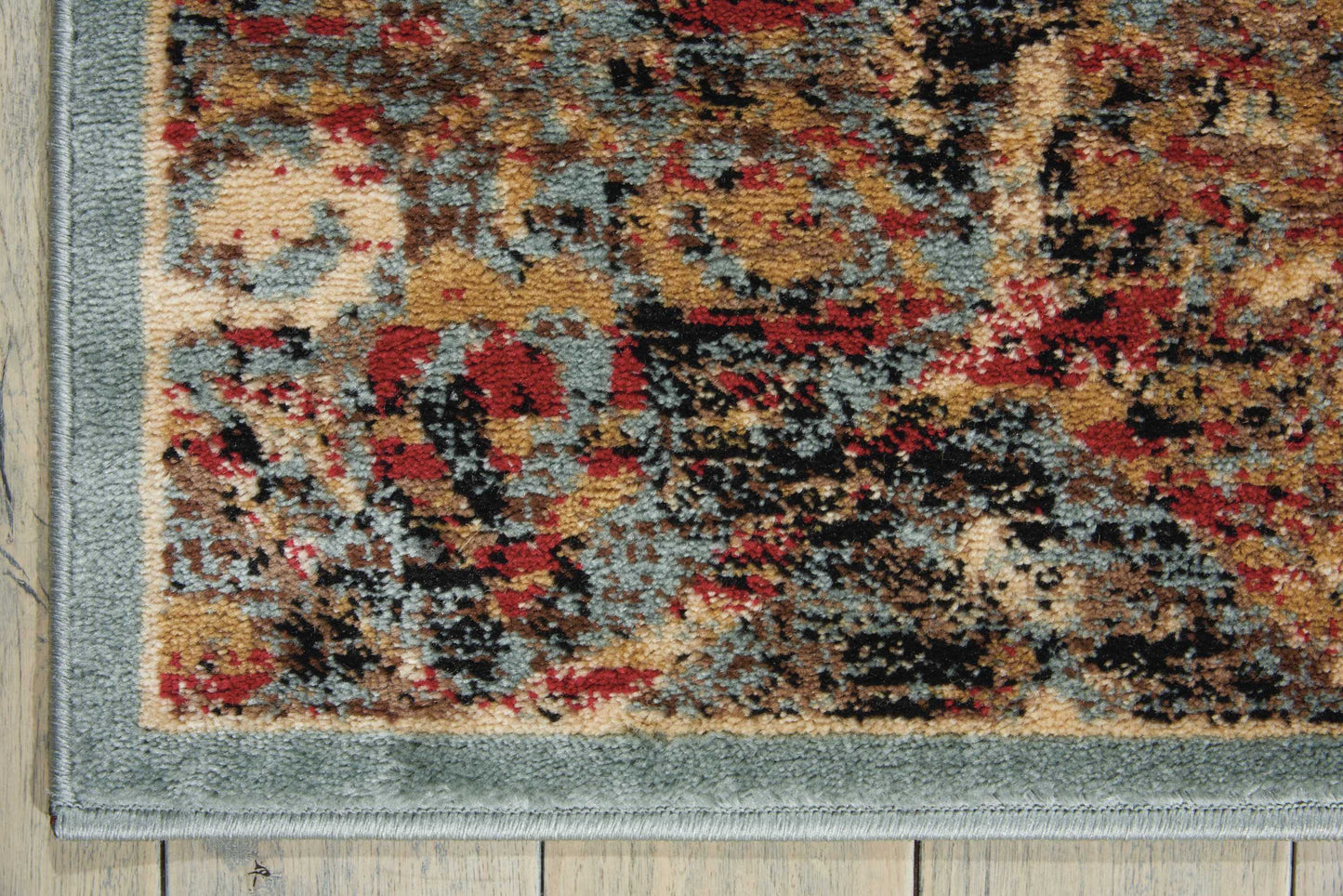 Nourison Home Delano  Blue  Traditional