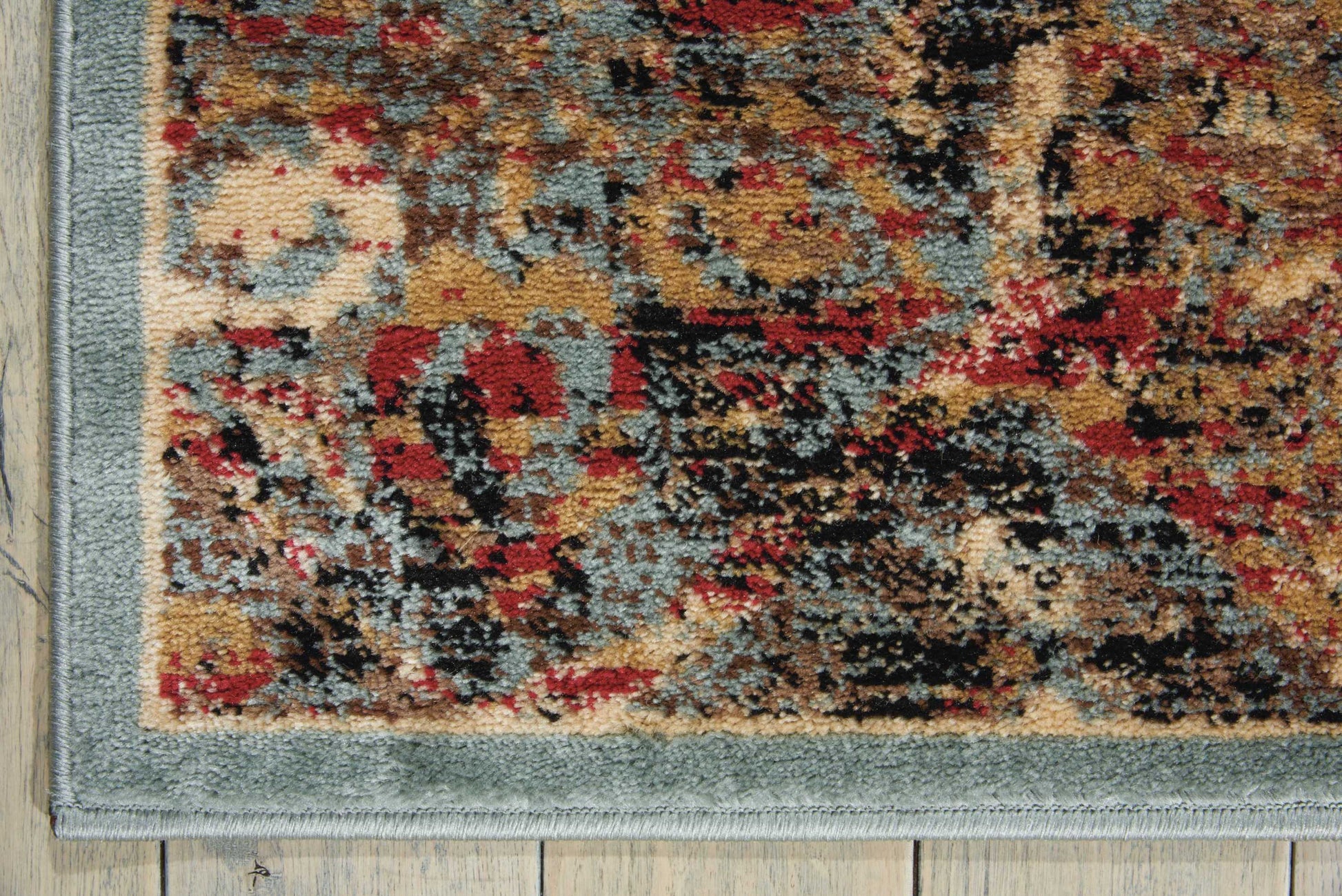 Nourison Home Delano  Blue  Traditional