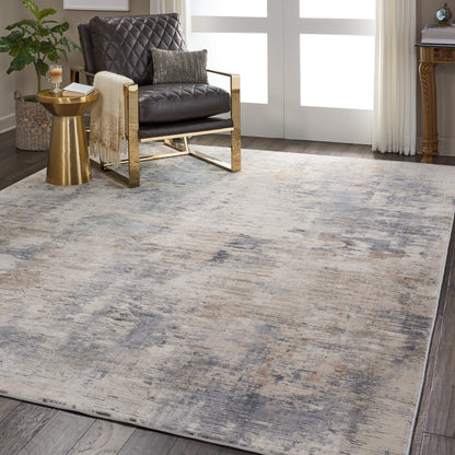Nourison Home Rustic Textures  Beige Grey  Contemporary