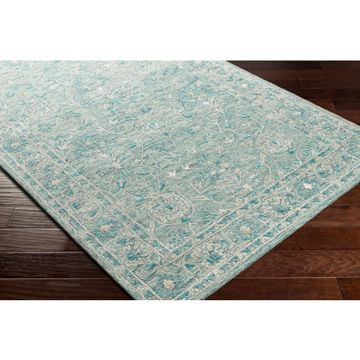 Surya Shelby SBY-1012 Aqua Traditional  Rug