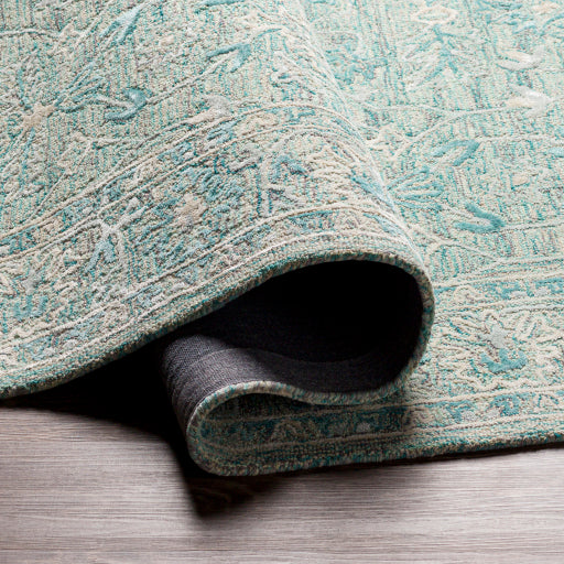 Surya Shelby SBY-1012 Aqua Traditional  Rug