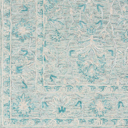 Surya Shelby SBY-1012 Aqua Traditional  Rug