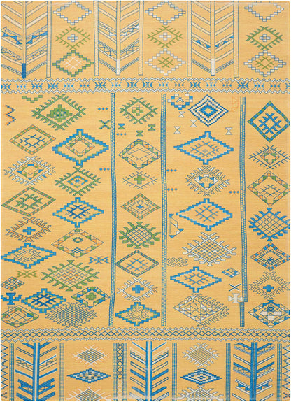 Nourison Home Madera MAD05 Saffron Transitional Power-loomed Rug