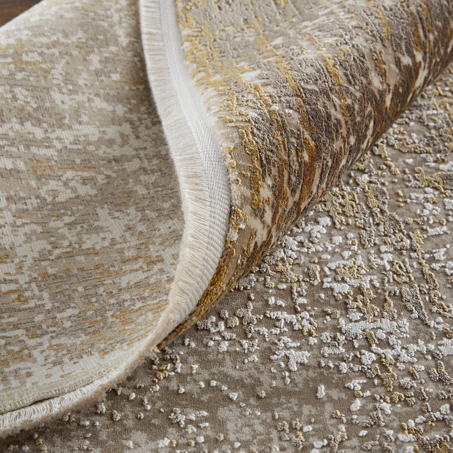 Feizy Cadiz 39FWF Beige Modern/Casual Machine Woven Rug - Rugs - Feizy - Atlanta Designer Rugs