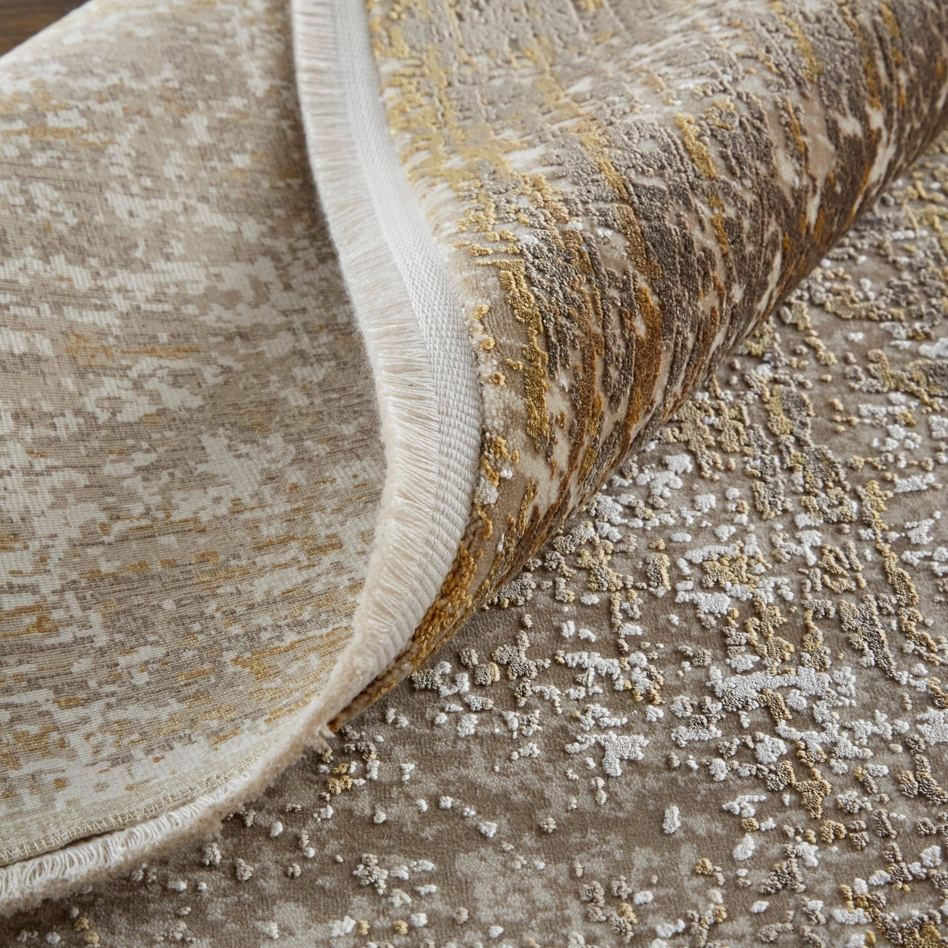 Feizy Cadiz 39FWF Beige Modern/Casual Machine Woven Rug - Rugs - Feizy - Atlanta Designer Rugs