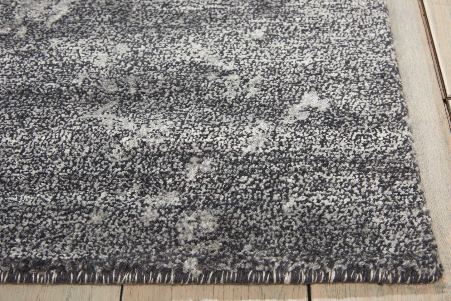 Nourison Home Silk Shadows  Graphite  Transitional