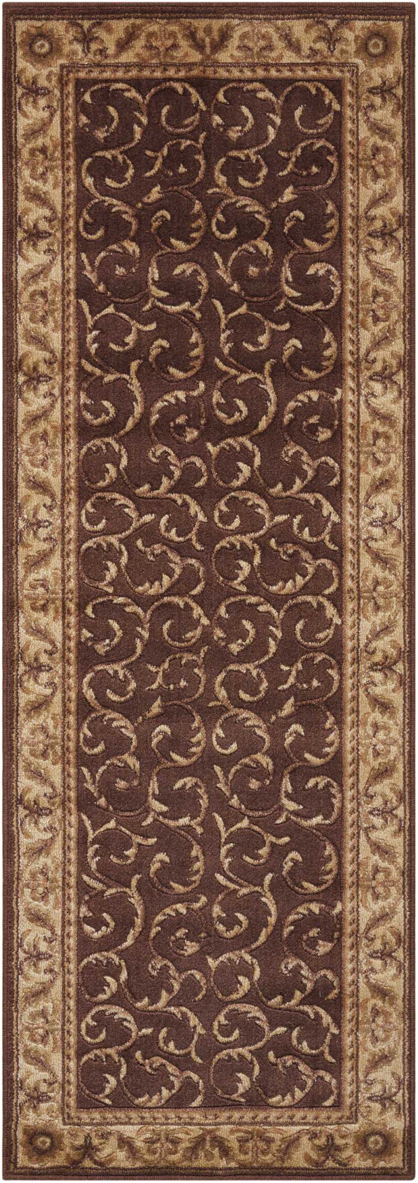 Nourison Home Somerset ST02 Brown Traditional Power-loomed Rug