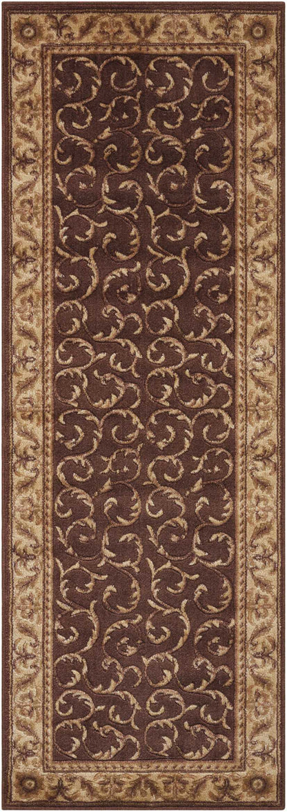 Nourison Home Somerset ST02 Brown Traditional Power-loomed Rug