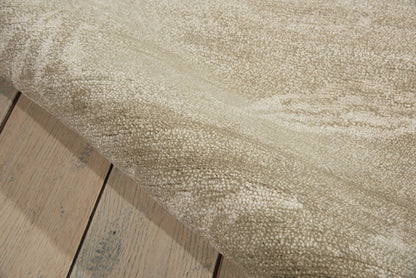 Nourison Home Silk Shadows SHA01 Light Green Contemporary Hand Knotted Rug