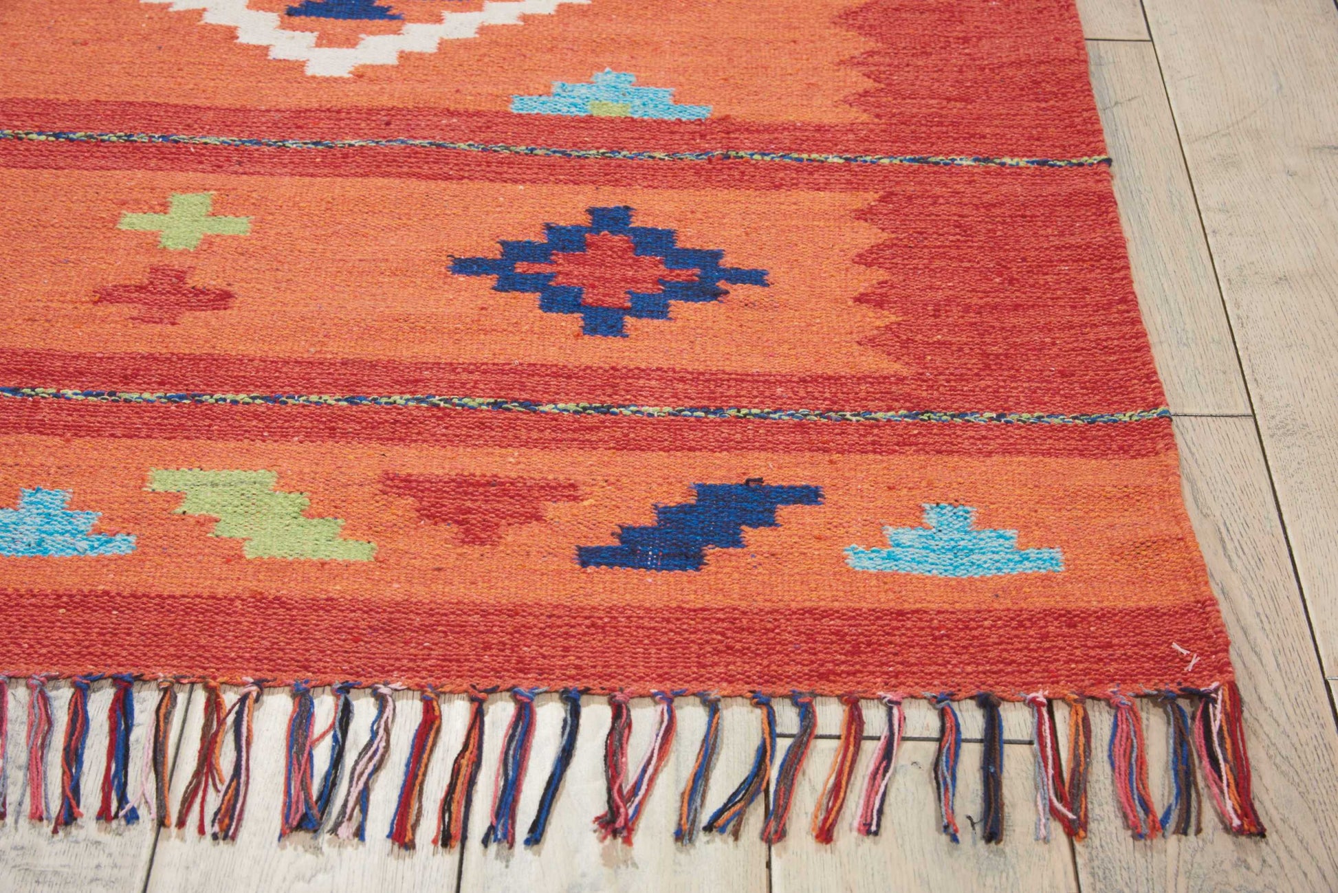 Nourison Home Baja  Orange Red  Transitional