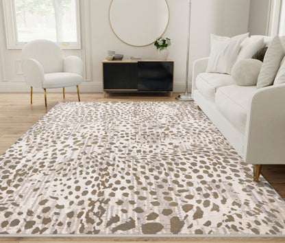 Feizy Waldor 3837F Beige Transitional Machine Woven Rug - Rugs - Feizy - Atlanta Designer Rugs