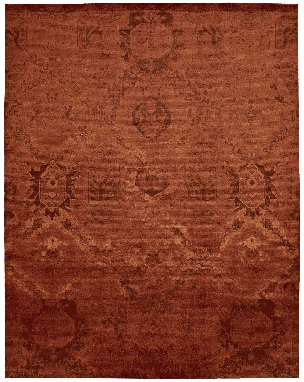 Nourison Home Nightfall  Flame  Contemporary