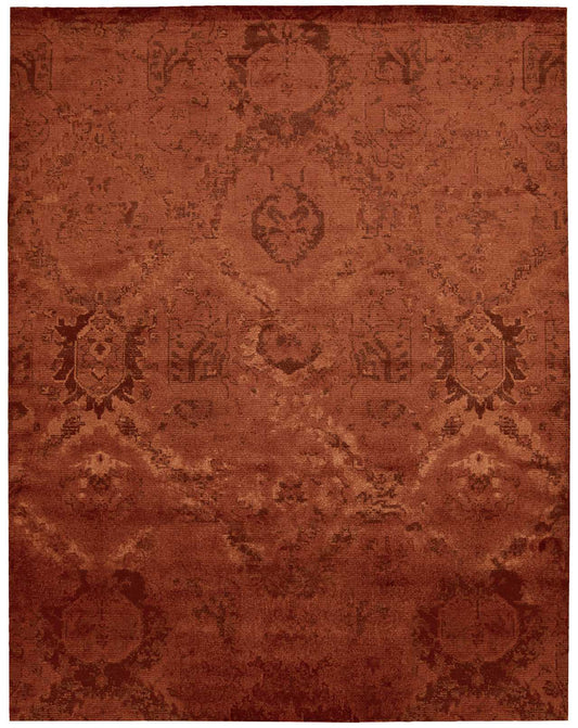 Nourison Home Nightfall  Flame  Contemporary