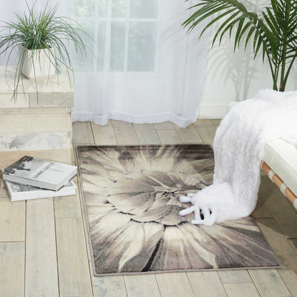 Nourison Home Utopia  Ivory Taupe  Contemporary