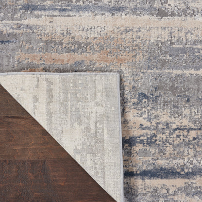 Nourison Home Rustic Textures  Beige Grey  Contemporary